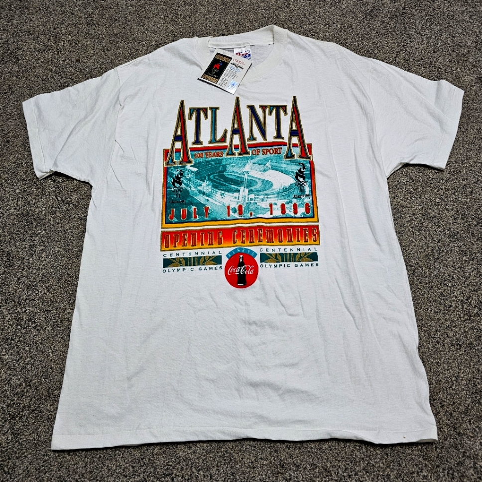 Vintage 1996 Atlantic Opening Ceremonies T Shirt